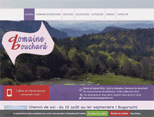 Tablet Screenshot of gite-lebouchard.com